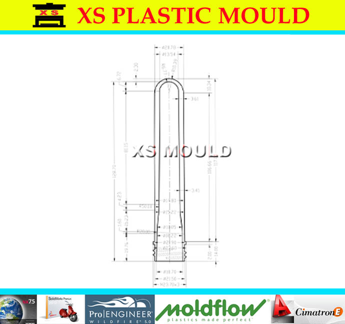 PET preform mould