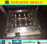 Flip top cap mould