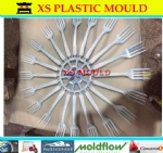 Plastic disposible cutlery mould