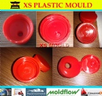 Flip top cap mold