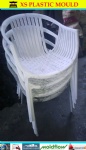 Plastic wicker chair mould